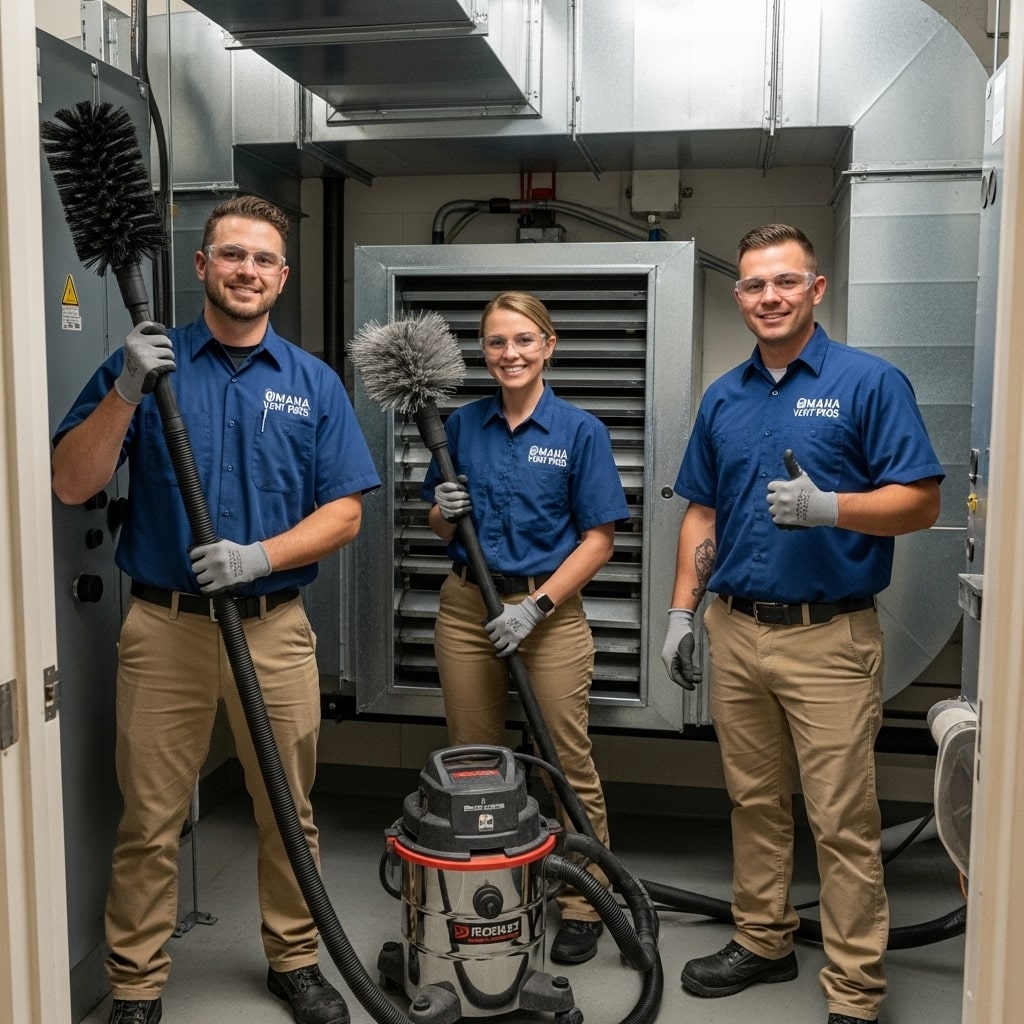 Comprehensive vent cleaning service in Omaha